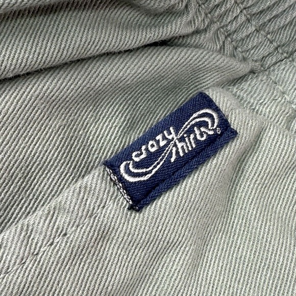 Crazy Shirts Hawaii Pants Green Mens Large Twill Comfort Casual Green - Picture 7 of 11